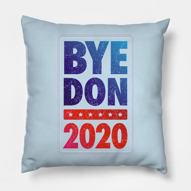 Bye Don 2020 Pillow by ScottyWalters