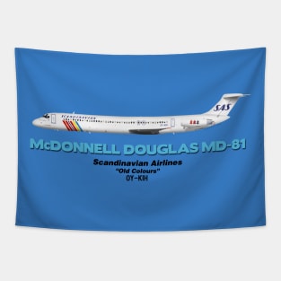 McDonnell Douglas MD-81 - Scandinavian Airlines "Old Colours" Tapestry