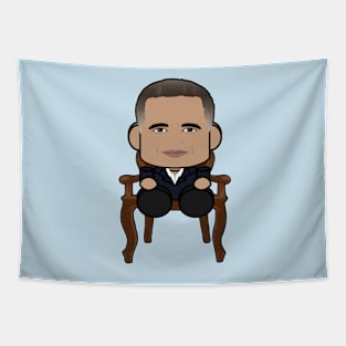 Mr. Obamabot POLITICO'BOT Toy Robot (Chair) Tapestry