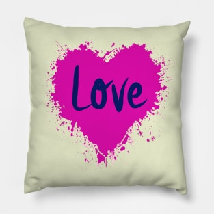 splashes of love Pillow