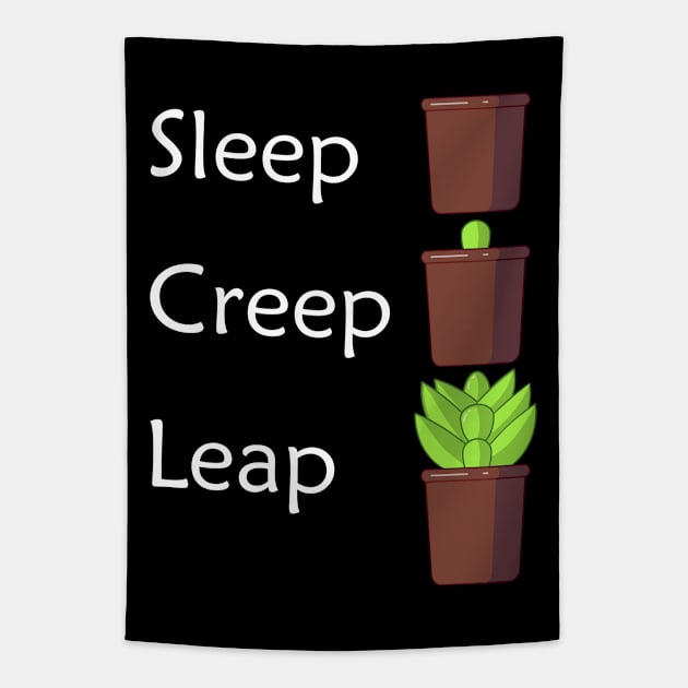 Sleep Creep Leap Plant Perennial Lover Tapestry by Mindseye222
