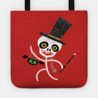 Cute Skeleton Trick or Treat Tote