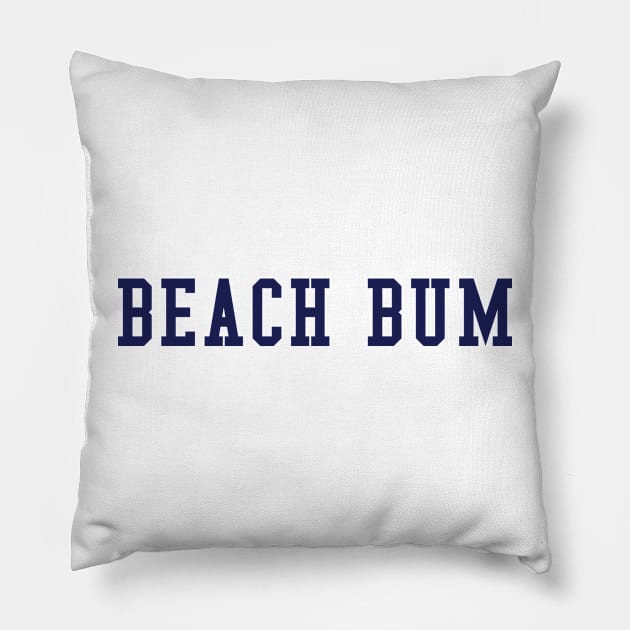 ‘Beach Bum’ Pillow by CuteTeaShirt