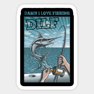 Download Love Fishing Stickers Teepublic