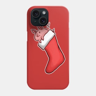 Holiday Christmas Stocking Piglet Phone Case