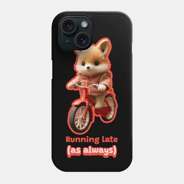 Running late as always Phone Case by Kamran Sharjeel