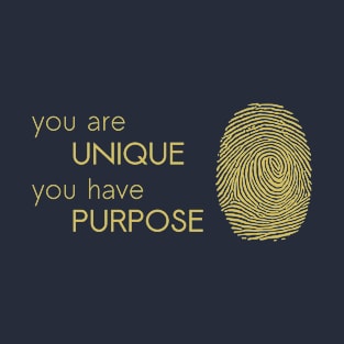 Unique with Purpose - Fingerprint T-Shirt