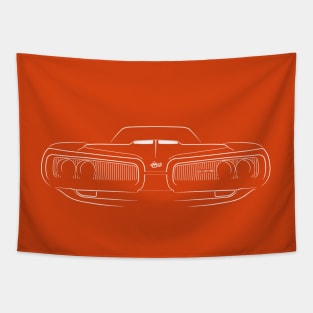 1970 Dodge Coronet Super Bee 440 - Stencil Tapestry