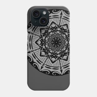 Gray Arrow Mandala Phone Case