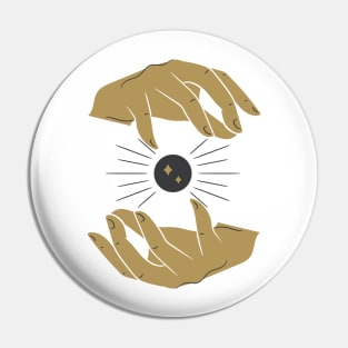 Magic Hands Design Pin