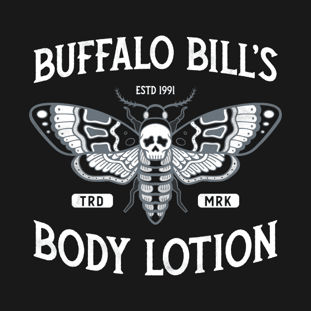 Buffalo Bill's Body Lotion - Horror Movie - Distressed Vintage by Nemons