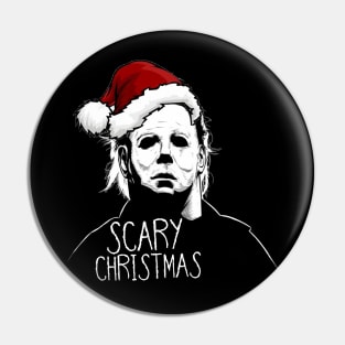 Scary Christmas From Michael Myers Pin