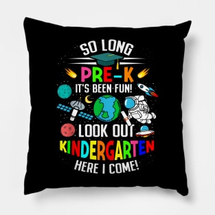 So Long Pre K Its Been Fun Space Astronaut Prek Graduation Pillow