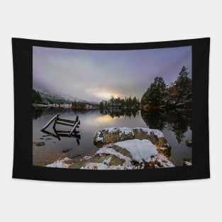 Loch Gamhna Sunset Tapestry