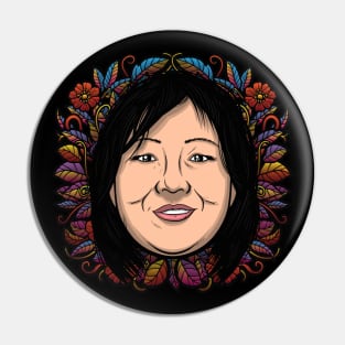 Margaret Cho (Flowered) Pin