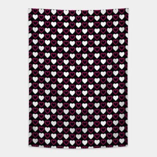 Valentines Funky Hearts Pattern 005#001 Tapestry