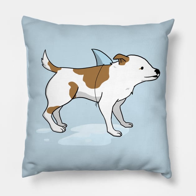 Shark Dog Pillow by sirphage