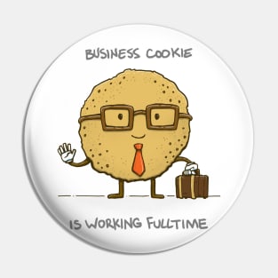 Full Time Cookie Pin