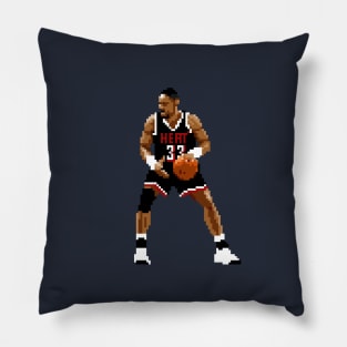 Alonzo Mourning Pixel Dribble. Pillow