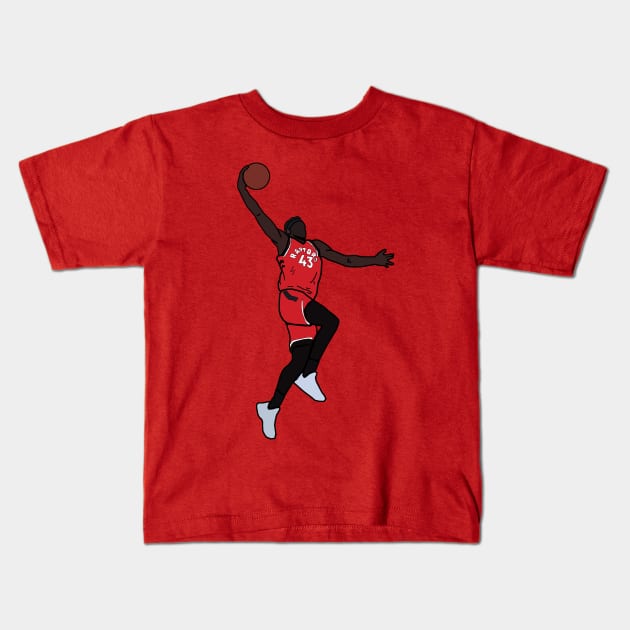 Pascal Siakam Dunk Kids T-Shirt for Sale by RatTrapTees