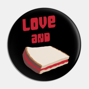 Love And Piece - Scottish Style Pin