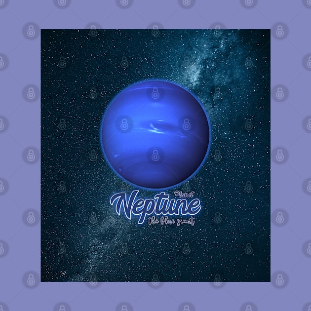 Planet Neptune: The Blue Giant V02 by Da Vinci Feather