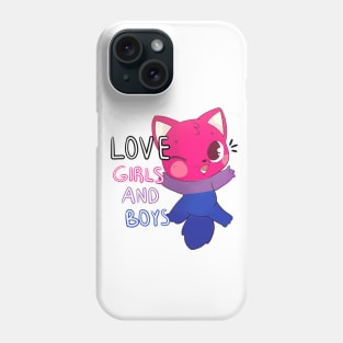 bisexual cat Phone Case