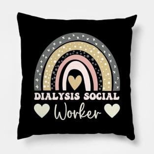 Dialysis Social Worker Women Graduation Dialysis Social Work Pillow