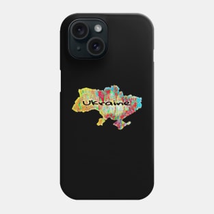 Map of Ukraine Phone Case