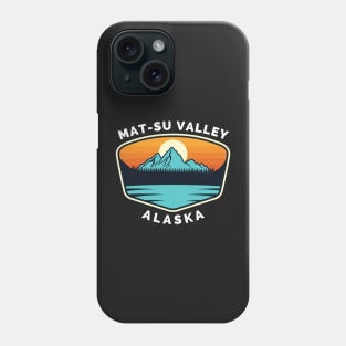 Mat-Su Valley Ski Snowboard Mountain Alaska Mat-Su - Mat-Su Valley Alaska - Travel Phone Case