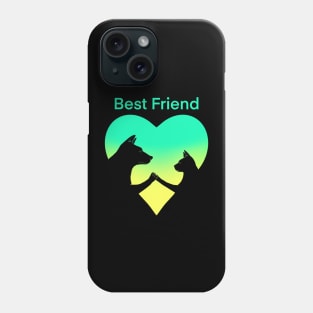 Dog and cat best friend love Phone Case