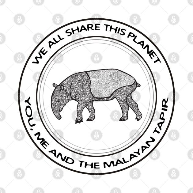 Malayan Tapir - We All Share This Planet by Green Paladin
