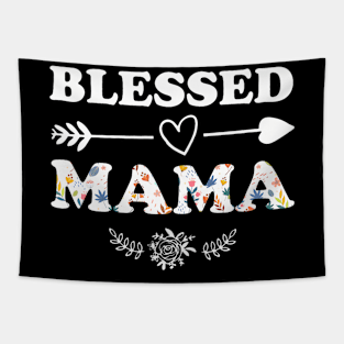 Womens Blessed Mama Mother Tapestry