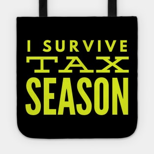 Accountant I Survive Tax Season Tote