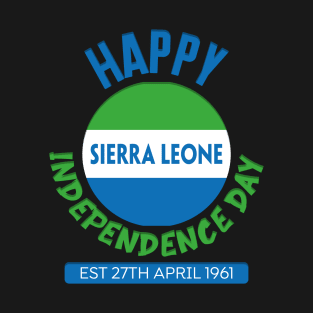 Sierra Leone Independence Celebration, Sierra Leone Flag T-Shirt