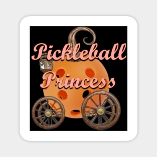 Pickleball Princess Carriage Magnet