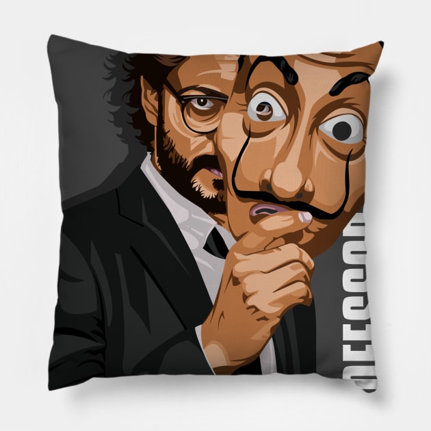 money heist professor Pillow by imkram2x