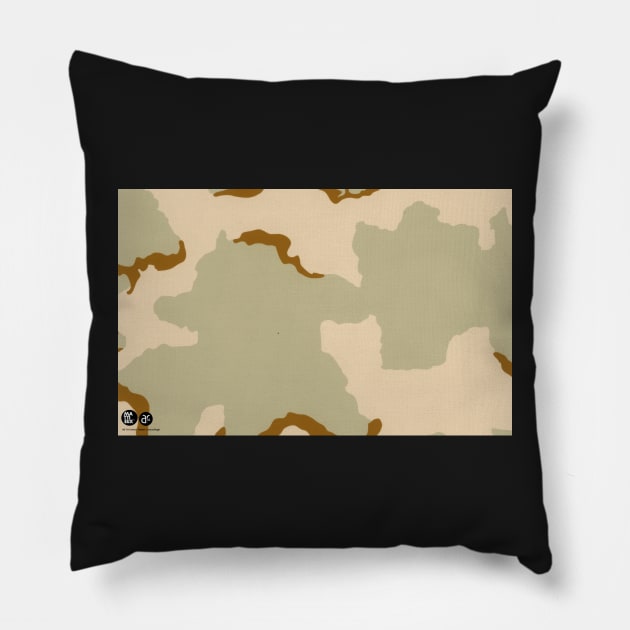 USA Army Desert Camouflage Pillow by Cataraga