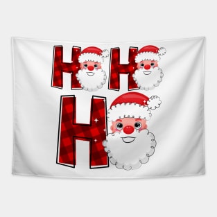 ho ho ho santa christmas Tapestry