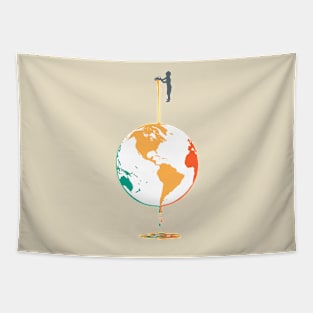 Fill your world with colors Tapestry