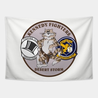 Kennedy Fighters - Desert Storm Tomcat Tapestry