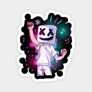 Marshmello Cartoon Party Magnet