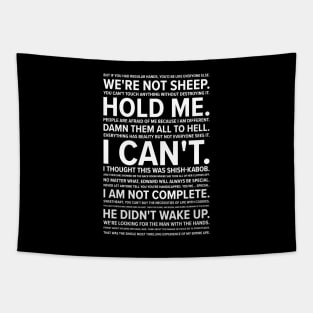 Edward Scissorhands Quotes Tapestry