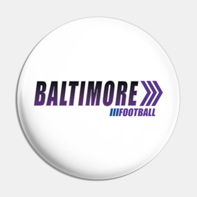 Baltimore Football Pin by apparel-art72