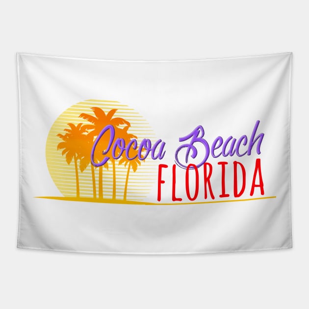 Life's a Beach: Cocoa Beach, Florida Tapestry by Naves