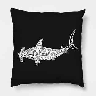 Native Inspired Hammerhead Shark Pillow