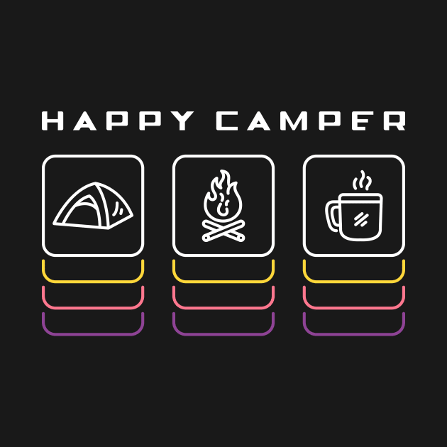 Happy Camper by VEKTORKITA