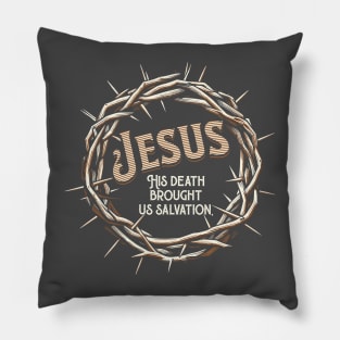 Design print christian phrase of jesus Pillow