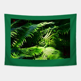 Green Ferns Lend Their Tropical Feels Tapestry