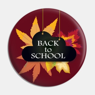 I love My School. Slogan. Back to school. Hello School. Happy Teacher Day. Autumn. Learning Children. Cartoon Graphic design Pin